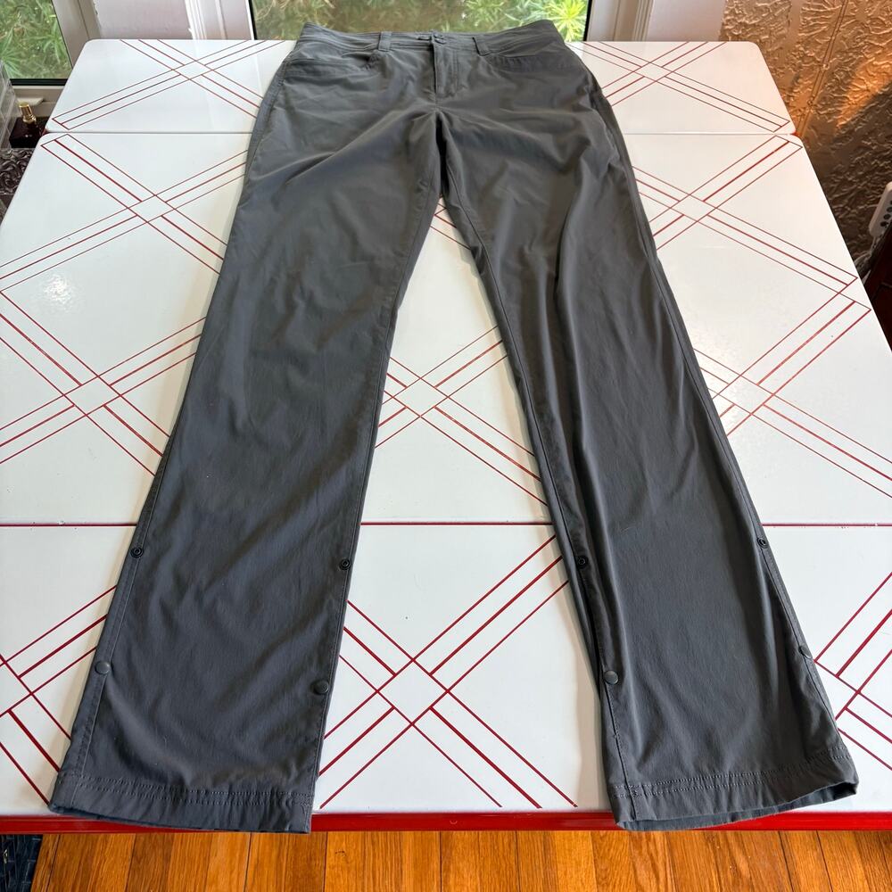 Eddie Bauer Women’s 6 Tall Gray Roll-Up Hiking Travel Pants